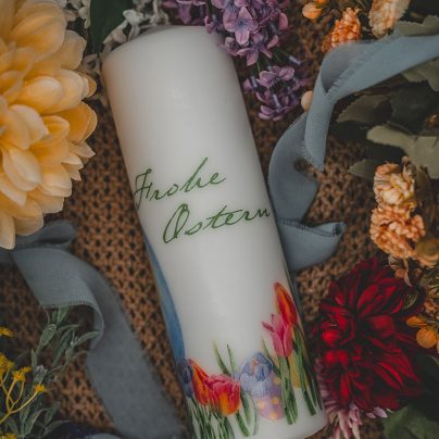 Herzwerk Store Osterei Blumenwiese gelb